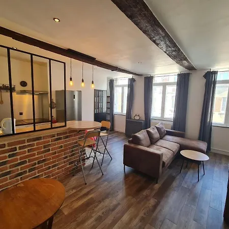 דירה Le Saint Aubert, Grand T2, Wifi, Centre *